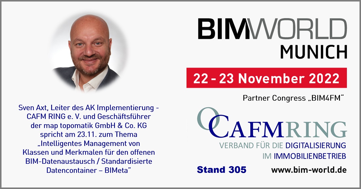 CAFM RING Partner Congress "BIM4FM" Vortrag Sven Axt