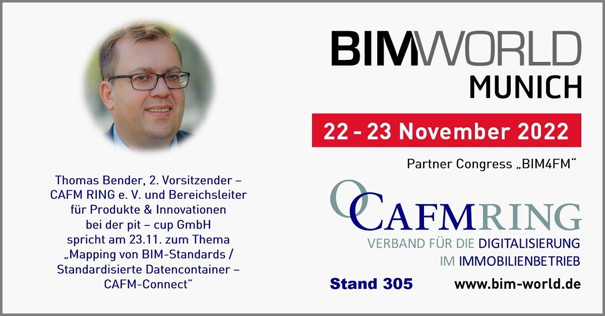 CAFM RING Partner Congress "BIM4FM" Vortrag Thomas Bender