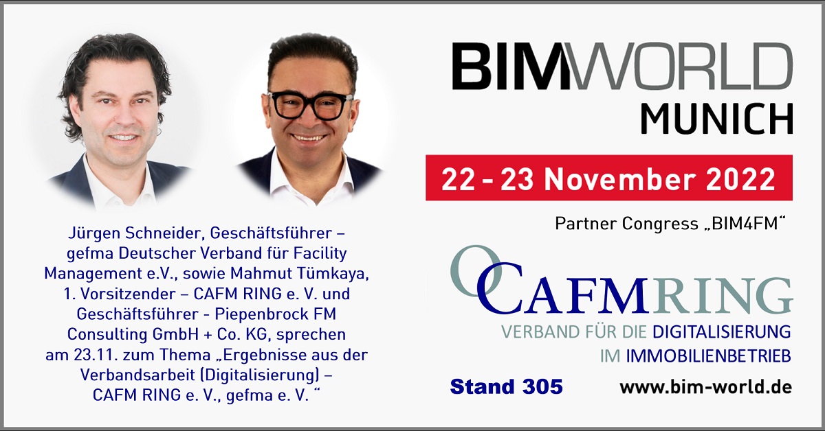 Partnerkongress BIM4FM Vortrag Jürgen Schneider und Mahmut Tümkaya