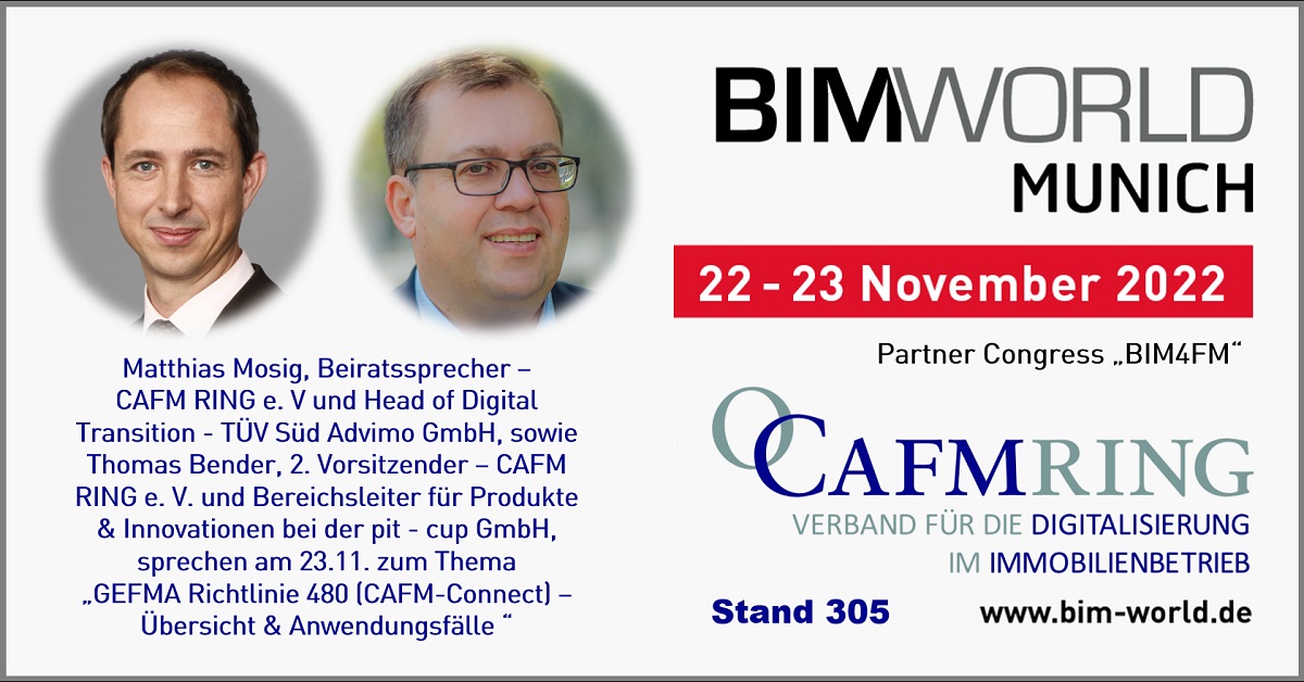 Partnerkongress BIM4FM Vortrag Matthias Mosig und Thomas Bender