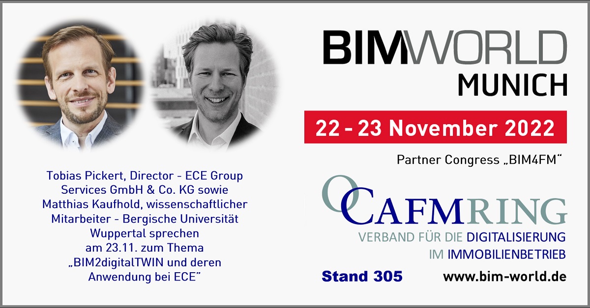 Partnerkongress BIM4FM Vortrag Tobias Pickert und Matthias Kaufhold